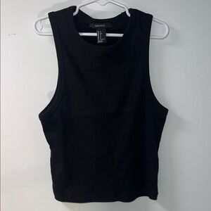 Forever 21 Jet Black Tank Top
